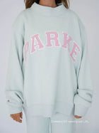 Mint with Pink Letters