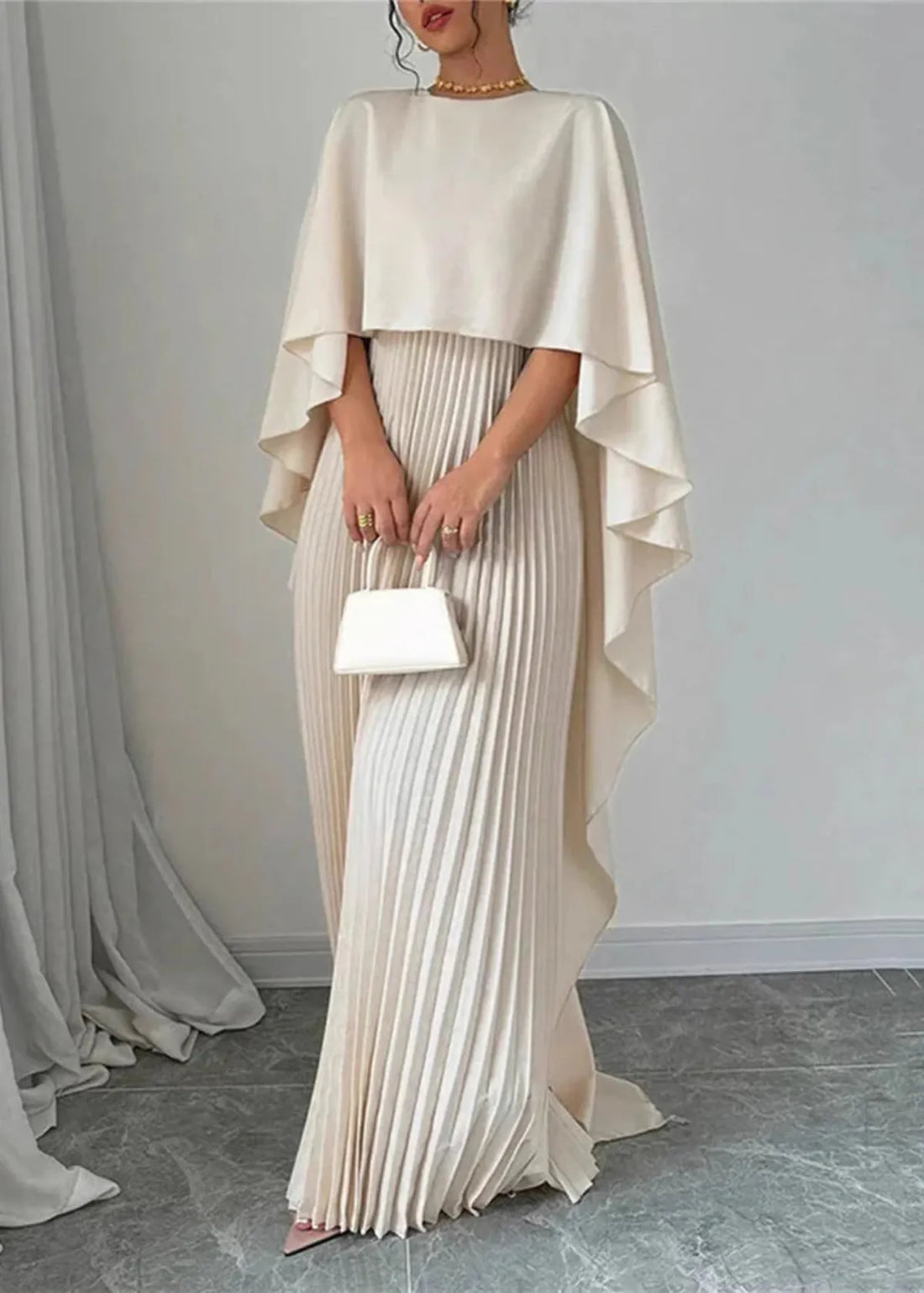 Isadora Cape Maxi Dress