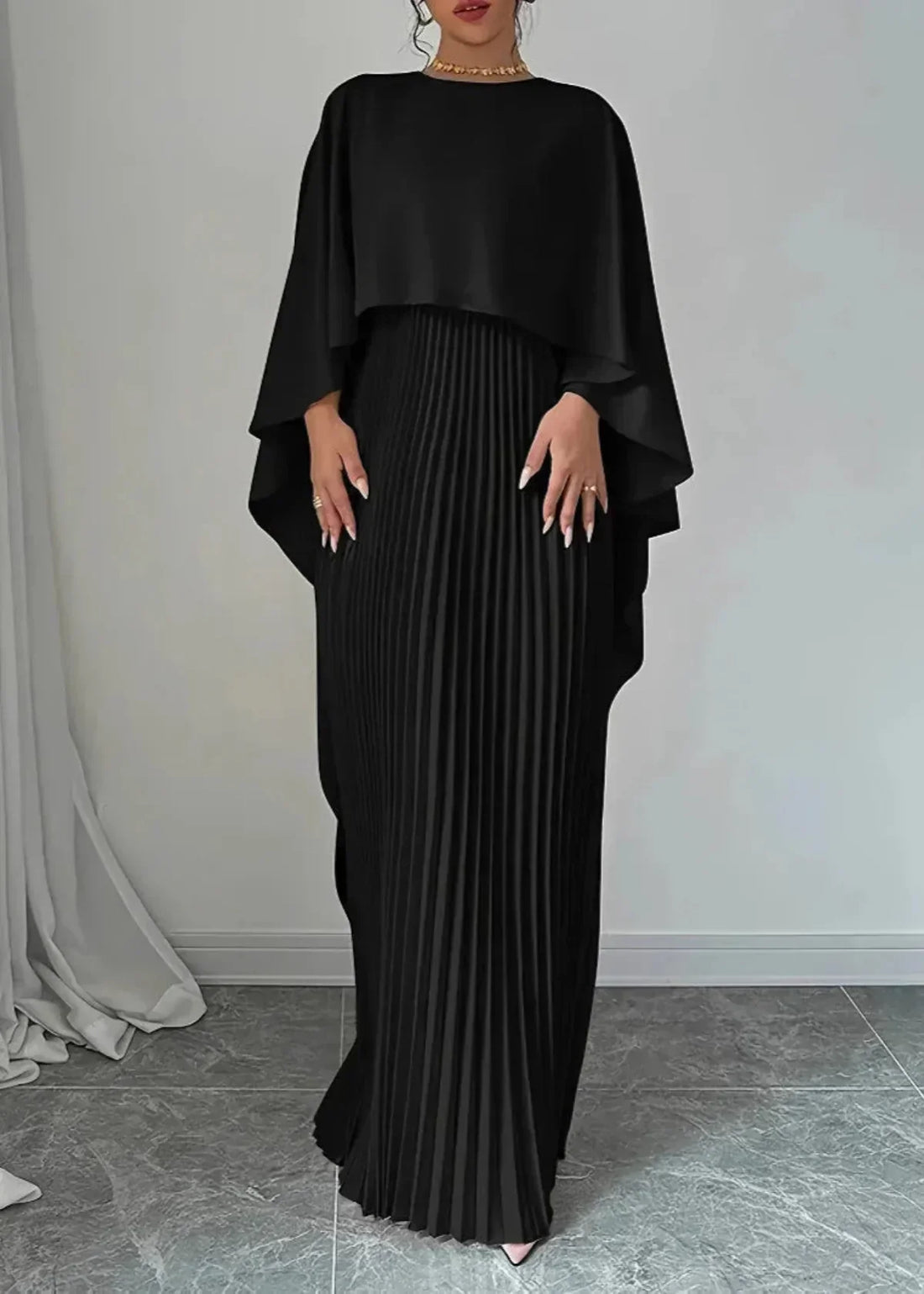 Isadora Cape Maxi Dress