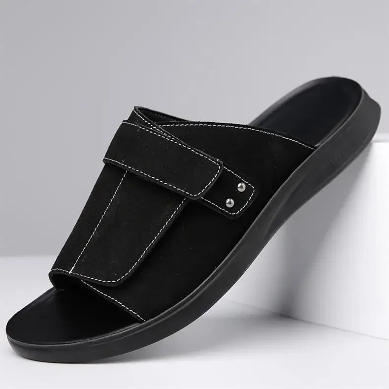 Seacliff Suede Slides