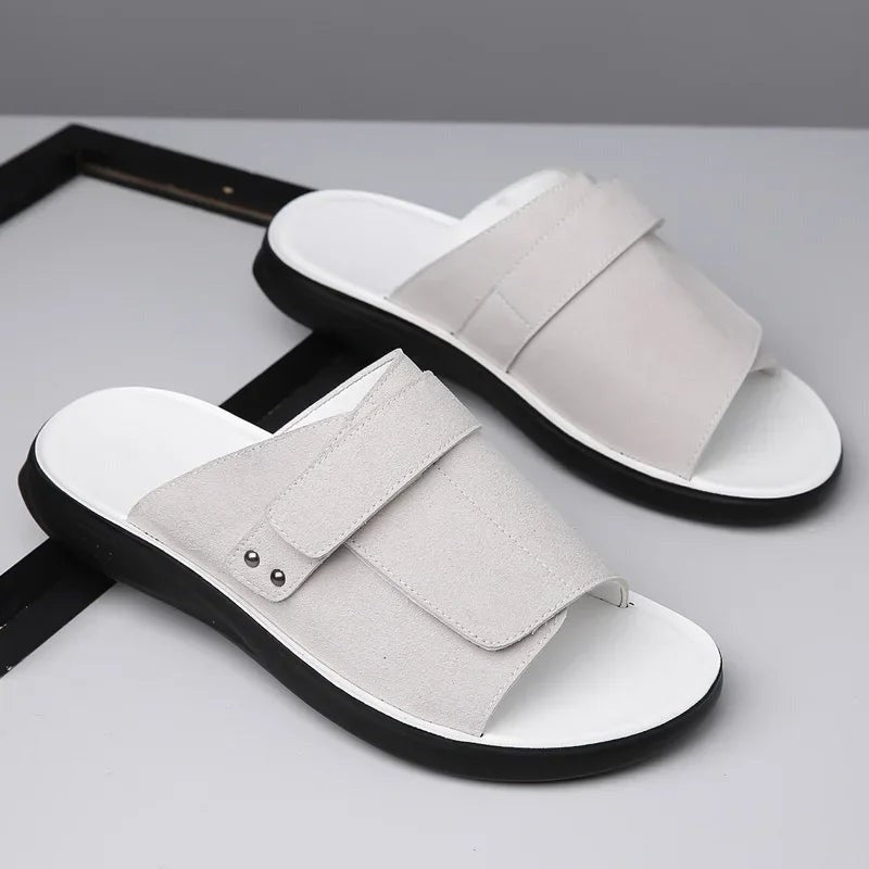Seacliff Suede Slides