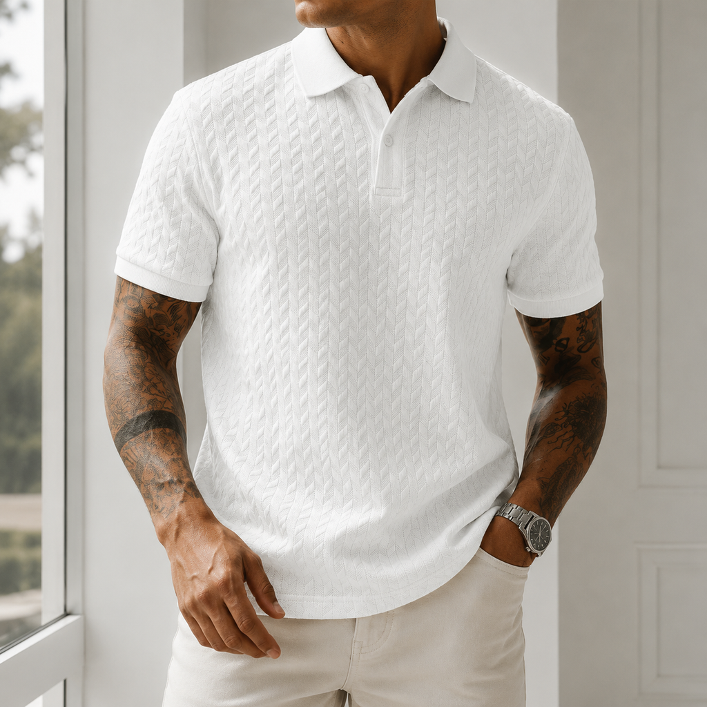 Ainsley Textured Polo
