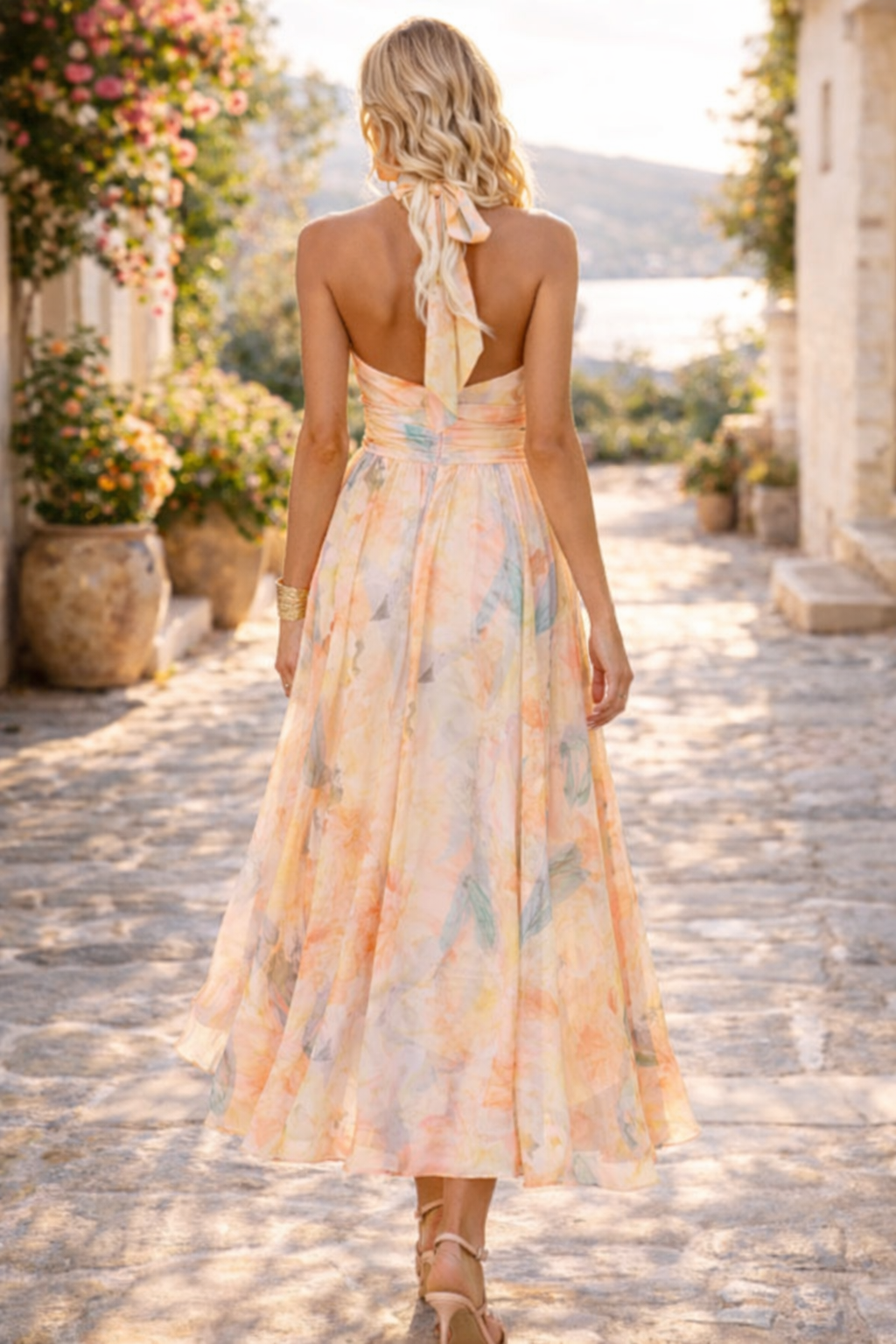 Wimbledon Floral Maxi Dress