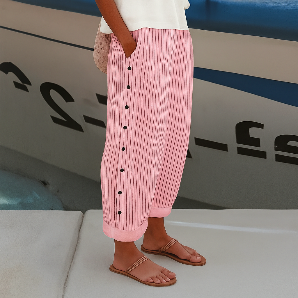 Barbados Side Pocket Straight-Leg Pants
