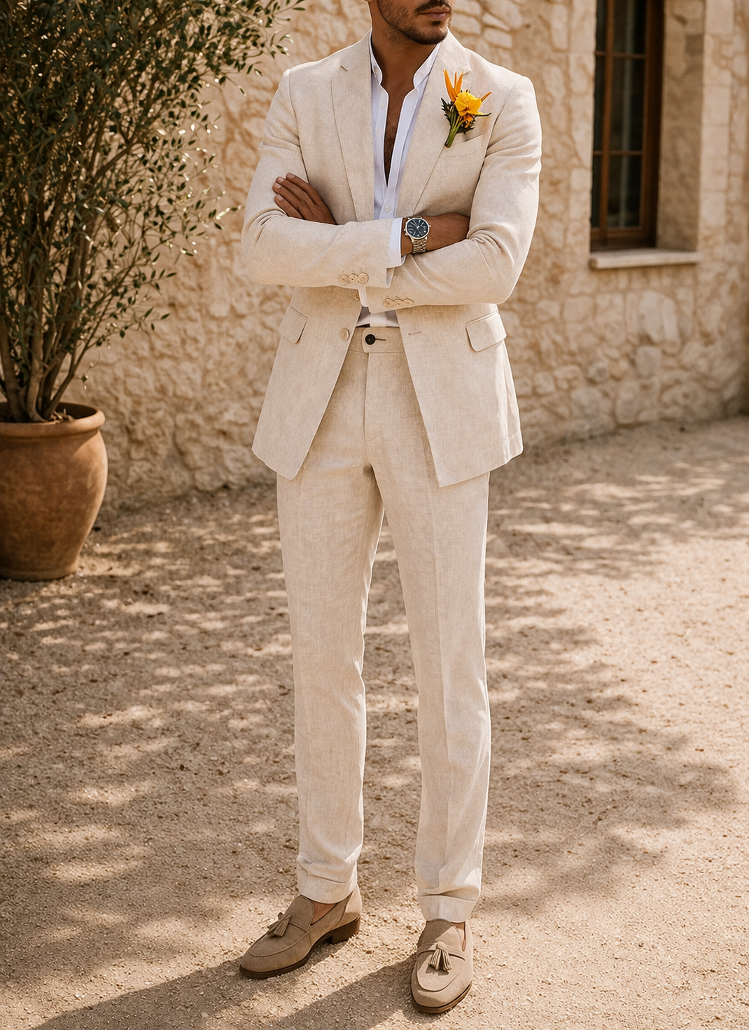 Ainsley Two Piece Wedding Suit