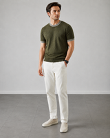 Beaufort Contrast Knit Tee