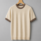 Beaufort Contrast Knit Tee