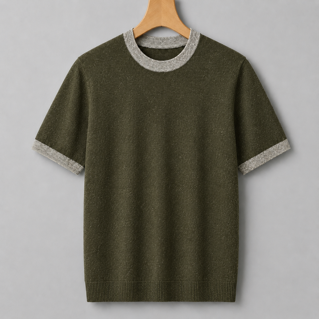 Beaufort Contrast Knit Tee