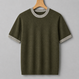 Beaufort Contrast Knit Tee