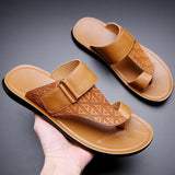 Coronado Leather Thong Slides