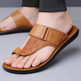 Coronado Leather Thong Slides
