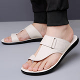 Coronado Leather Thong Slides