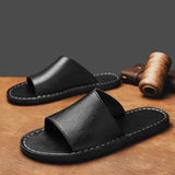 Mariner Leather Slides