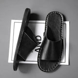 Mariner Leather Slides
