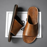 Mariner Leather Slides
