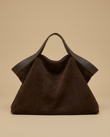 Valloraine Suede Triangle Tote