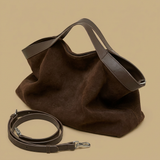 Valloraine Suede Triangle Tote