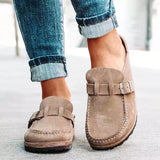 Sablewood Suede Clogs