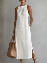 Seraphina Linen Midi Dress