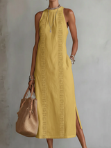 Seraphina Linen Midi Dress