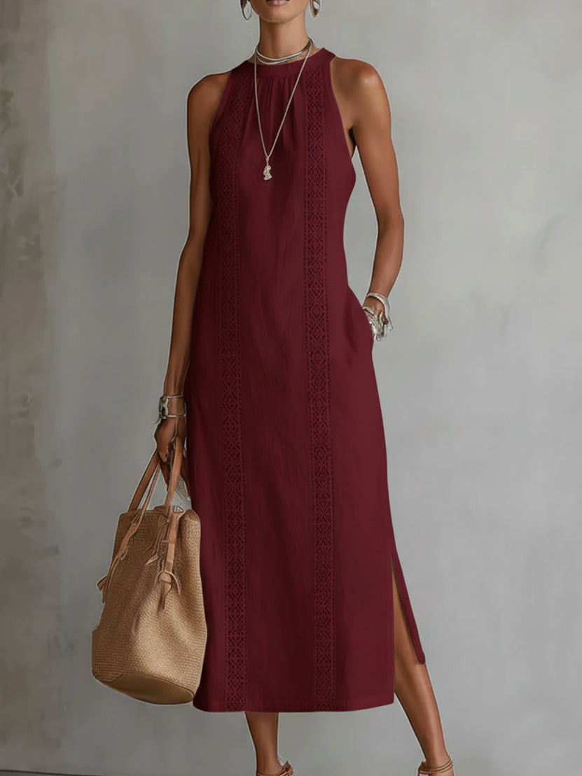 Seraphina Linen Midi Dress