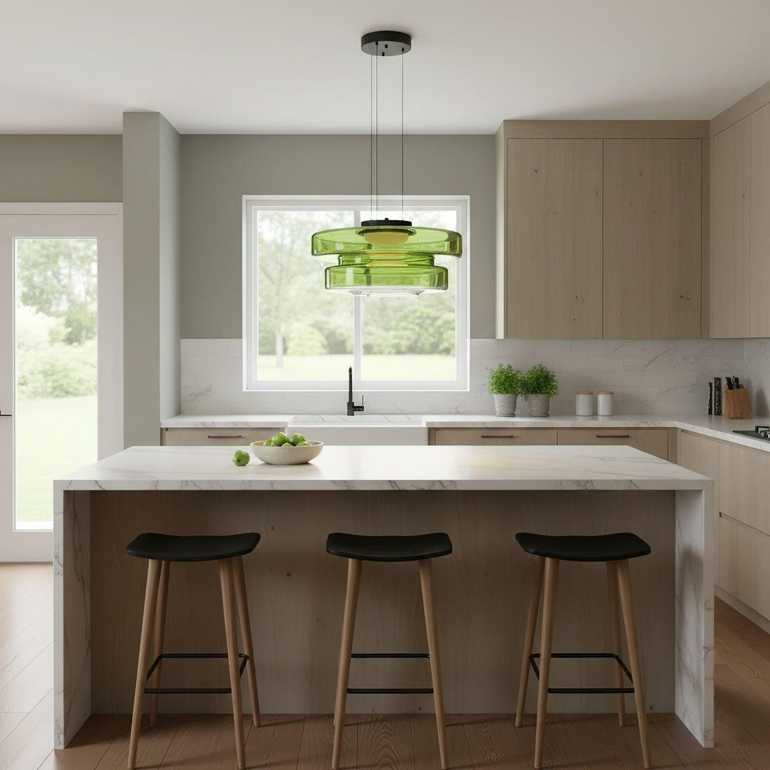 Meridian Glass Pendant Light