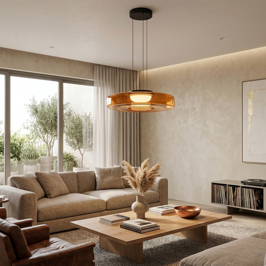 Meridian Glass Pendant Light