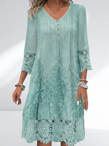 Aurelia Lace Midi Dress