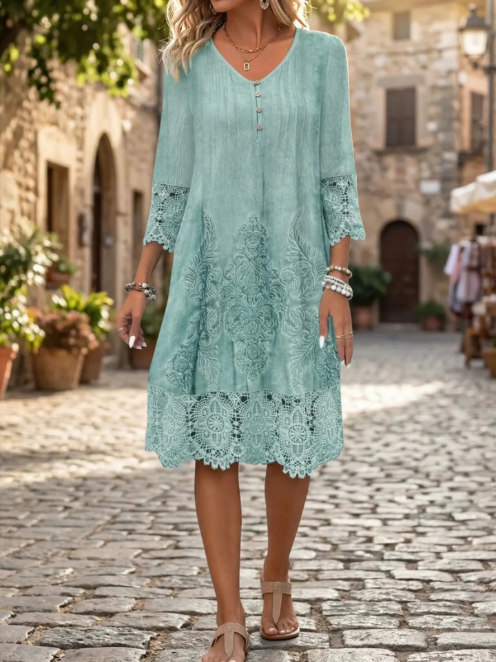 Aurelia Lace Midi Dress