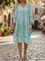 Aurelia Lace Midi Dress