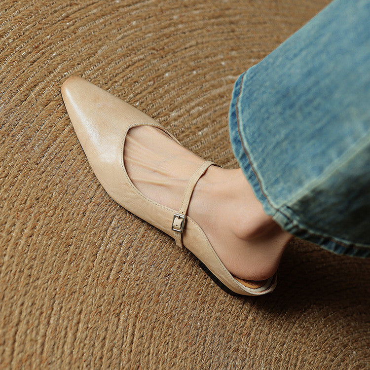 Evora Leather Mules