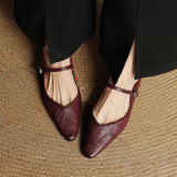 Evora Leather Mules