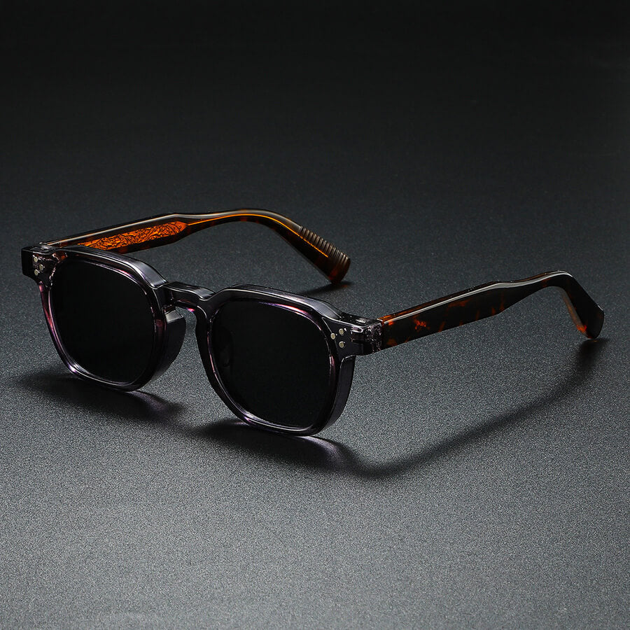 Hudson Retro Square Sunglasses