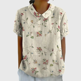 Marielle Floral Linen Blouse