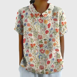 Marielle Floral Linen Blouse