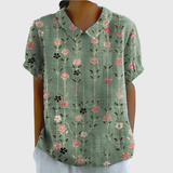 Marielle Floral Linen Blouse