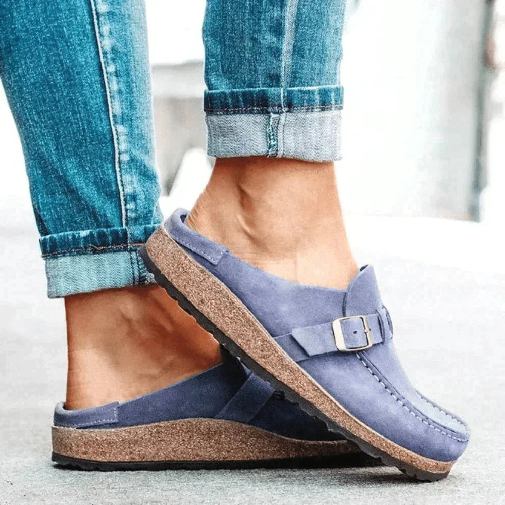 Sablewood Suede Clogs