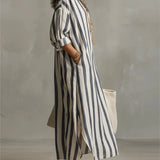 Arabella Striped Maxi Dress