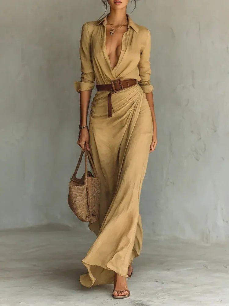 Juliette Maxi Shirt Dress