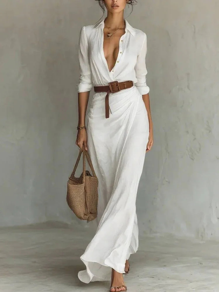 Juliette Maxi Shirt Dress