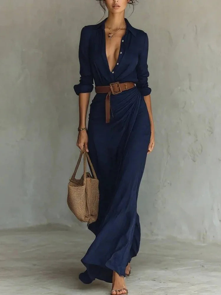 Juliette Maxi Shirt Dress