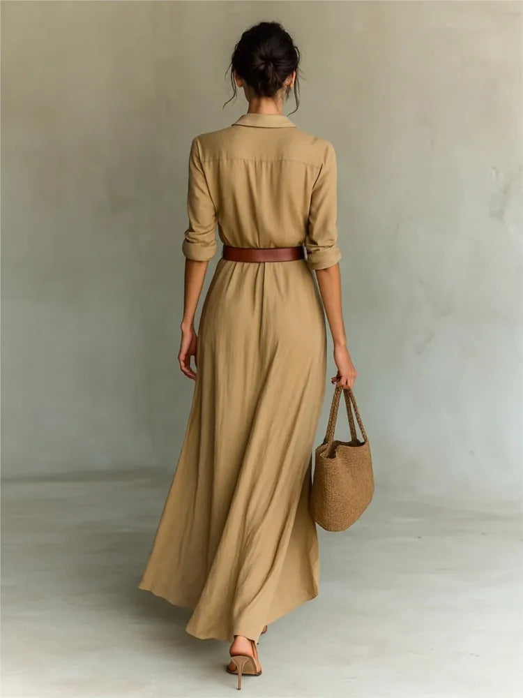 Juliette Maxi Shirt Dress