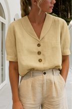 Stockholm Linen Blouse