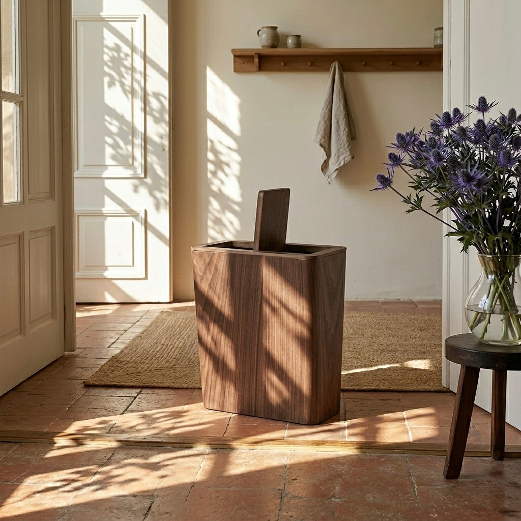 Oakhaven Rotating Lid Trash Can
