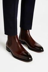 Madison Cap-Toe Chelsea Boots