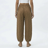 Elara Linen-Blend Wide-Leg Pants