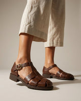 Verona Woven T-Strap Sandals