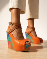 Celestine Patterned Wedges