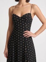 Nerina Polka Dot Maxi Dress