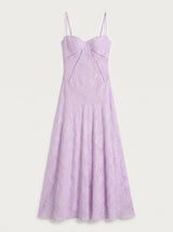 Annelise Satin Maxi Dress